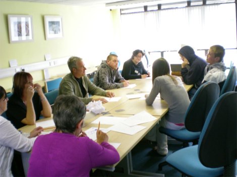 Creative workshop session at the Cornwall Records Office 